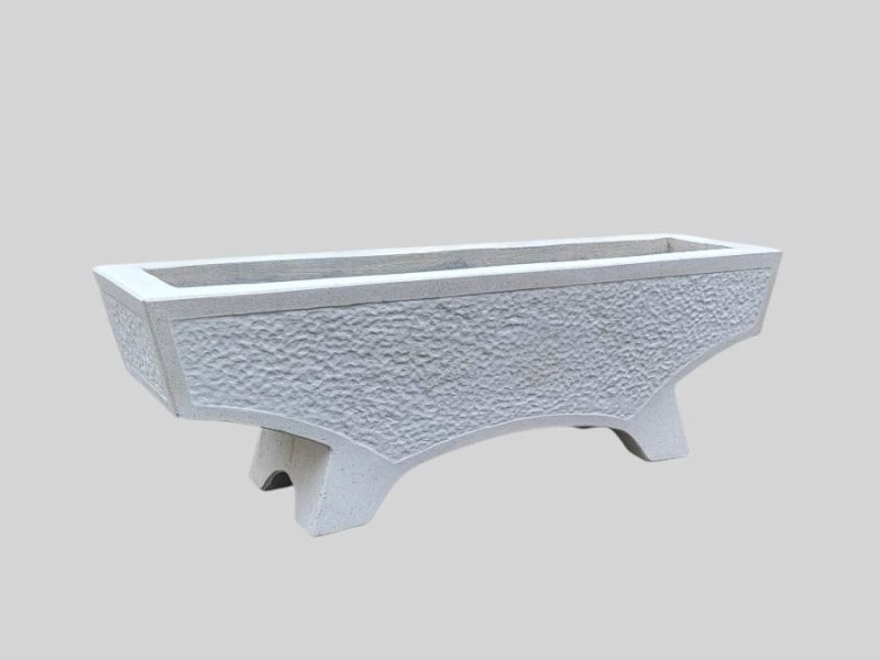 Nagy műkő virágláda