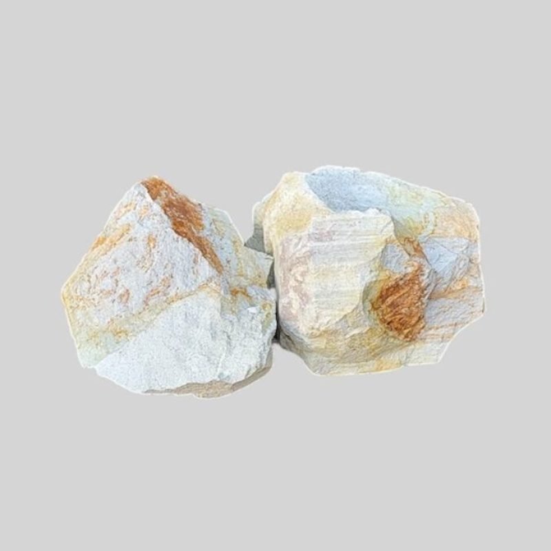 Sárga-lila sziklakerti kő